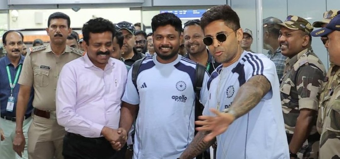 Sanju Samson gets VIP treatment from Suryakumar Yadav