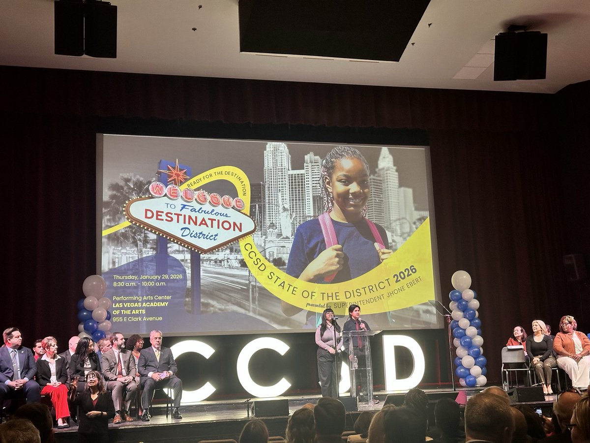 Superintendent Ebert is taking the stage at the 2026 State of the Schools! Join us as we highlight the success of our District and how we are becoming the Destination District! Thank you to the Public Education Foundation for making this event possible. Thank you to our student