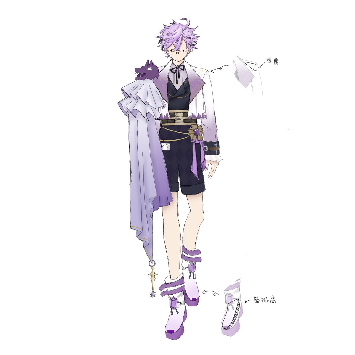 melonwheattea's tweet image. 已燃燼 我真的很不會設計🫨
但我覺得一定要有的元素還是要有
(• H •)
#斯人搭配