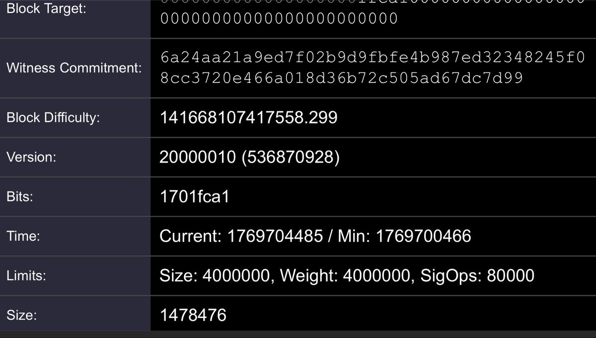 Got the miners signalling for BIP-110. #bitcoin is money. 👌
