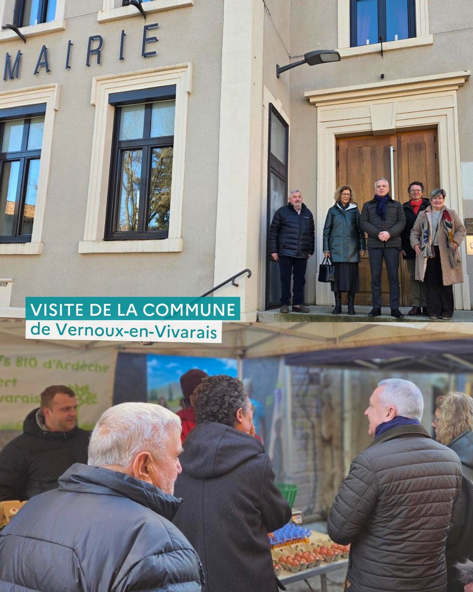 Image de Préfet de l'Ardèche - #SurleTerrain | 📍 Visite de la commune de Vernoux-en-Vivarais  Le préfet de l’Ardèche, Benoît Trévi
