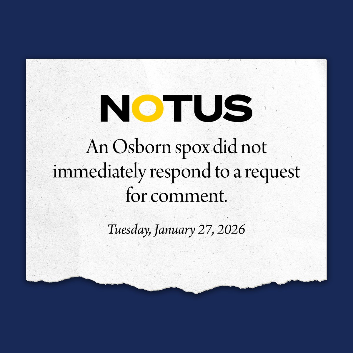PeteRicketts's tweet photo. Dan Osborn waited two days to answer a question about Democrats’ government shutdown. Even then, he refused to answer the real question: should Congress fund DHS?

This shutdown fight isn’t about spending levels. It’s about funding the Department of Homeland Security.

I support funding law enforcement. My position is clear. As a Senate candidate, Osborn should be able to tell Nebraskans exactly how he would vote in Washington.