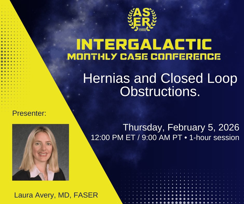 American Society of Emergency Radiology | ASER tweet media