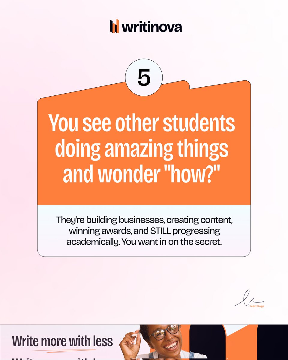 Writinova tweet media