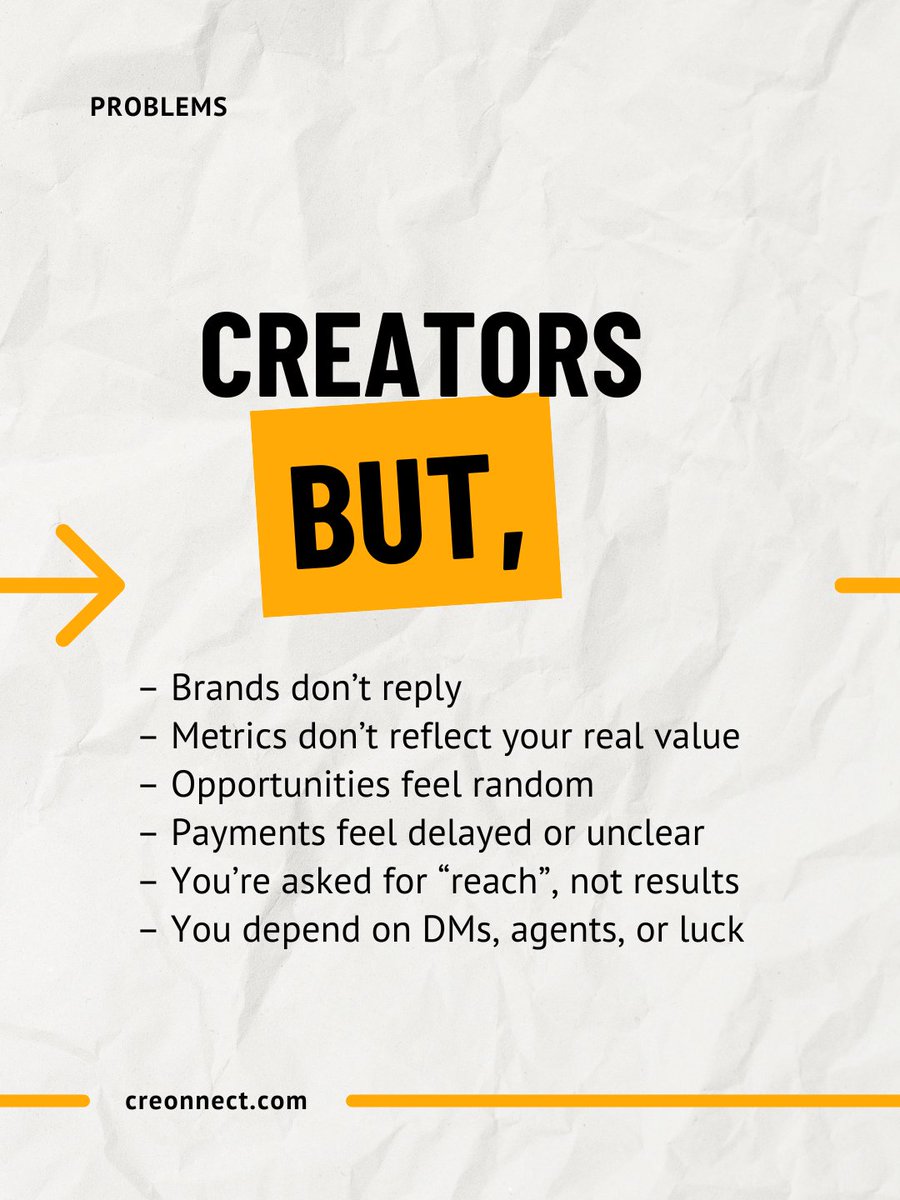 creonnect's tweet photo. The gaps were.
The noise was.
The way things connect today was.

If this felt familiar, you’re not imagining it.

Save this post.
The rebuild is coming

To know more Join our waitlist in the bio 🔝
and Stay tuned….🔜

@creonnect #startup #creator #brand #relatablepost https://t.co/yj4USu0ZBj