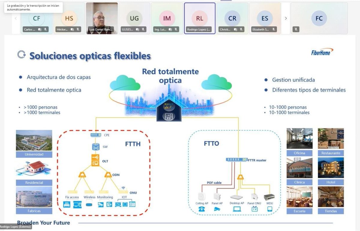 PromtelMx's tweet photo. ⚡📡 Desde PROMTEL se lleva a cabo el taller Red de Acceso Óptico Inteligente, impartido por FiberHome.

Ingresa ahora 🌐

https://t.co/9FVXauwl72

Este espacio fortalece capacidades técnicas para el desarrollo de infraestructura de telecomunicaciones y la conectividad en México. https://t.co/K9LYg9UlBJ