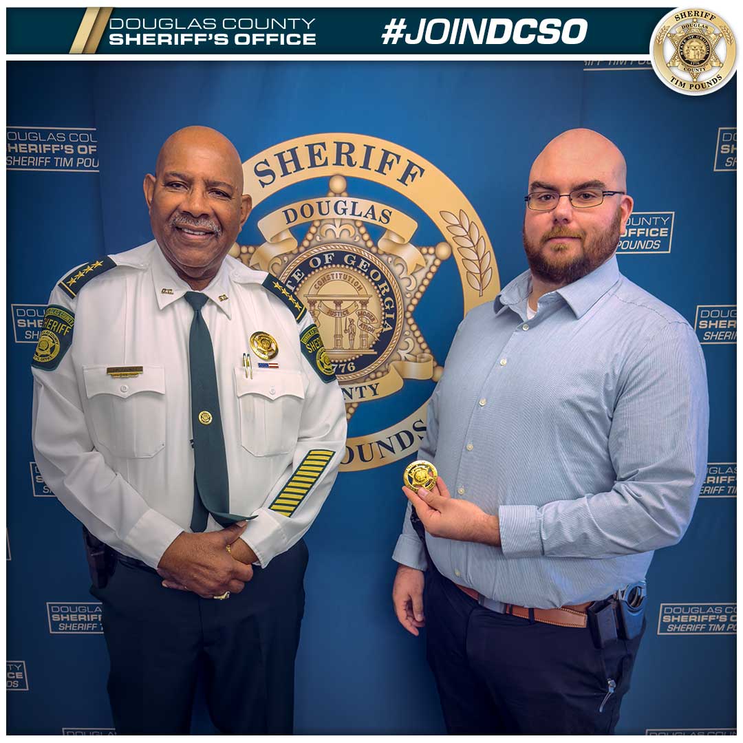 Congratulations to Robert Reinke for his promotion from Deputy to Investigator! 
Join our team! Get info on positions, salaries, and qualifications at TeamDCSO.com
#joindcso #joinourteam #leocareers #dcso