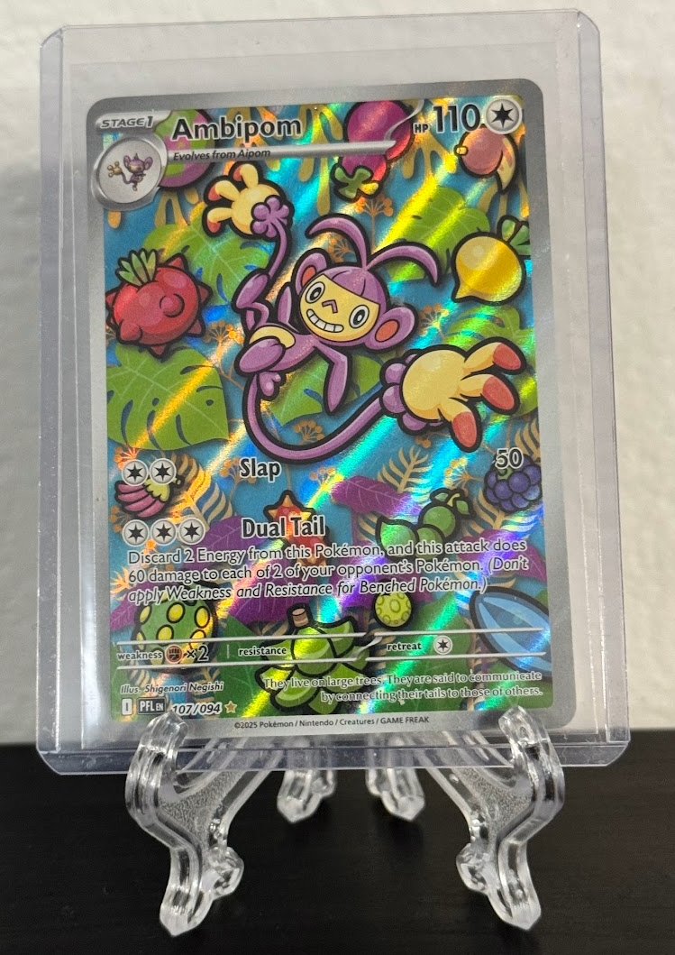 🎁 POKÉMON CARD GIVEAWAY 🎁

We’re giving away Ambipom from the Phantasmal Flames set 🔥

How to enter:
✅ Follow us
🔁 Retweet this post
👥 Tag a friend

⏰ Winner picked in 24 hours!

Good luck 🍀⚡