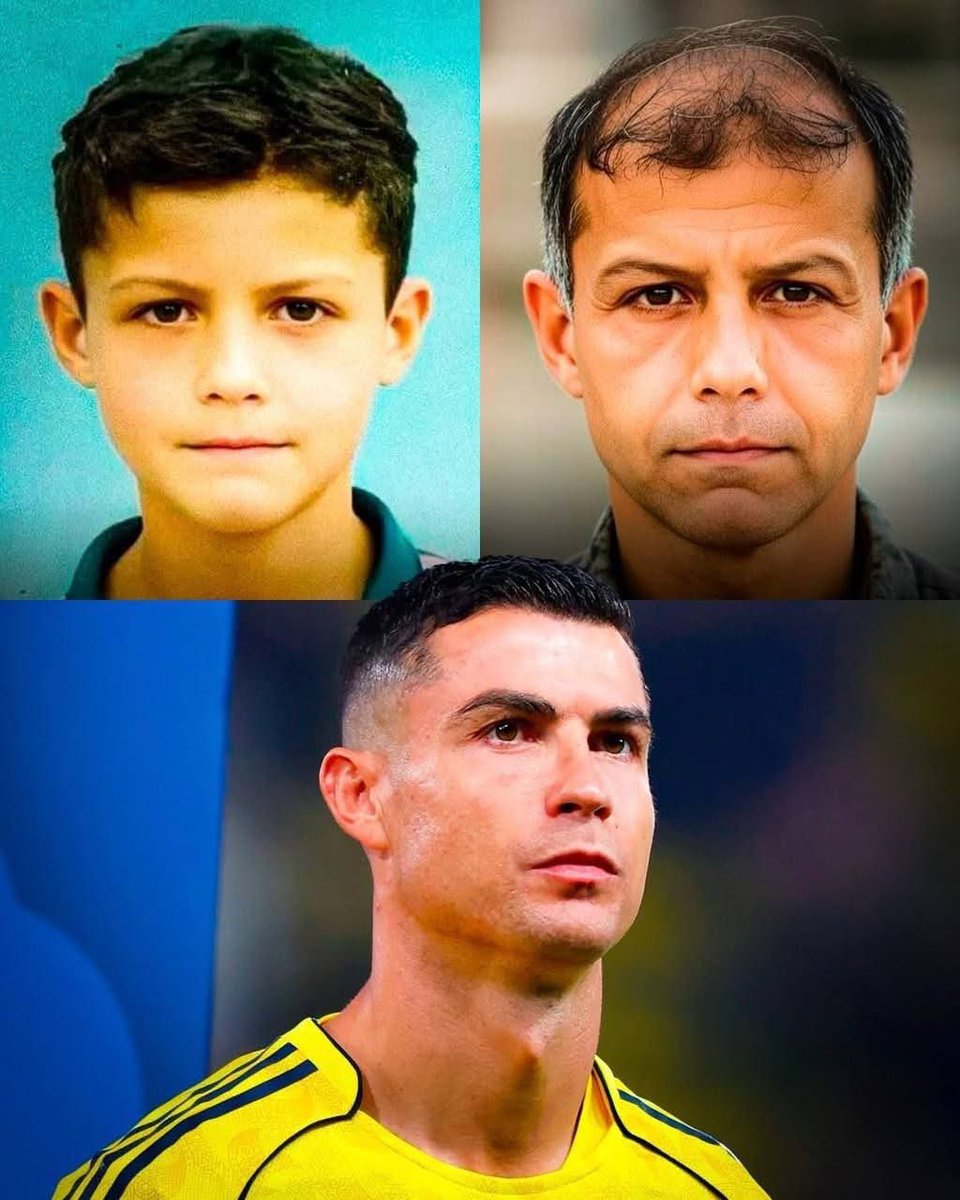 MaskZero13's tweet image. This is how AI imagined Cristiano Ronaldo at 40