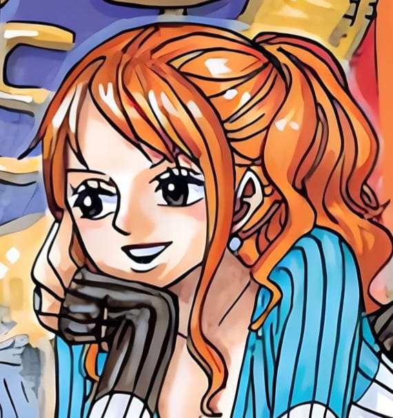 Blossom_uto's tweet photo. Nami looks so beautiful with a ponytail, Oda should draw Nami with that hairstyle more often. https://t.co/WmgCKLFD64