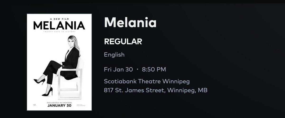 nizon's tweet photo. @CineplexMovies as if you're showing this dogshit in Canada. Shameful. #shittyplex https://t.co/Me2EIRNw1x