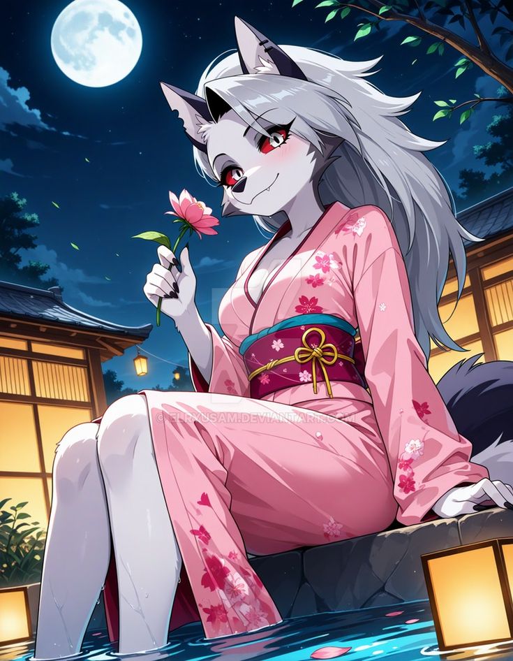 EdleyWasle28547's tweet photo. Moonlight petals and a hellhound queen 🌸🐺

Art by @artist12211 

#HelluvaBoss #HazbinHotel #loonahelluvaboss #Loona #hellow #HelluvaBossLoona #HazbinHotelFanart #HelluvaBossFanart #Itsnotmywork #Itsnotmyartwork https://t.co/JsWlRbIqsL