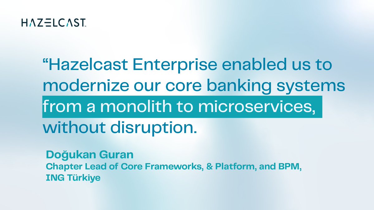 Hazelcast tweet media