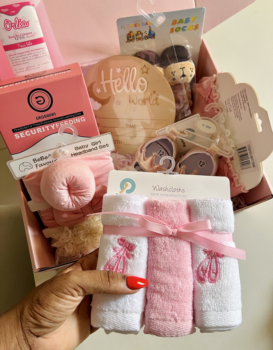 IT’S A GIRL. 🩷🩷

Nos packs pour nouveaux nés sont disponibles à partir de 20000F. 
Possibilité de personnaliser à votre guise. 

📞 : 686281300