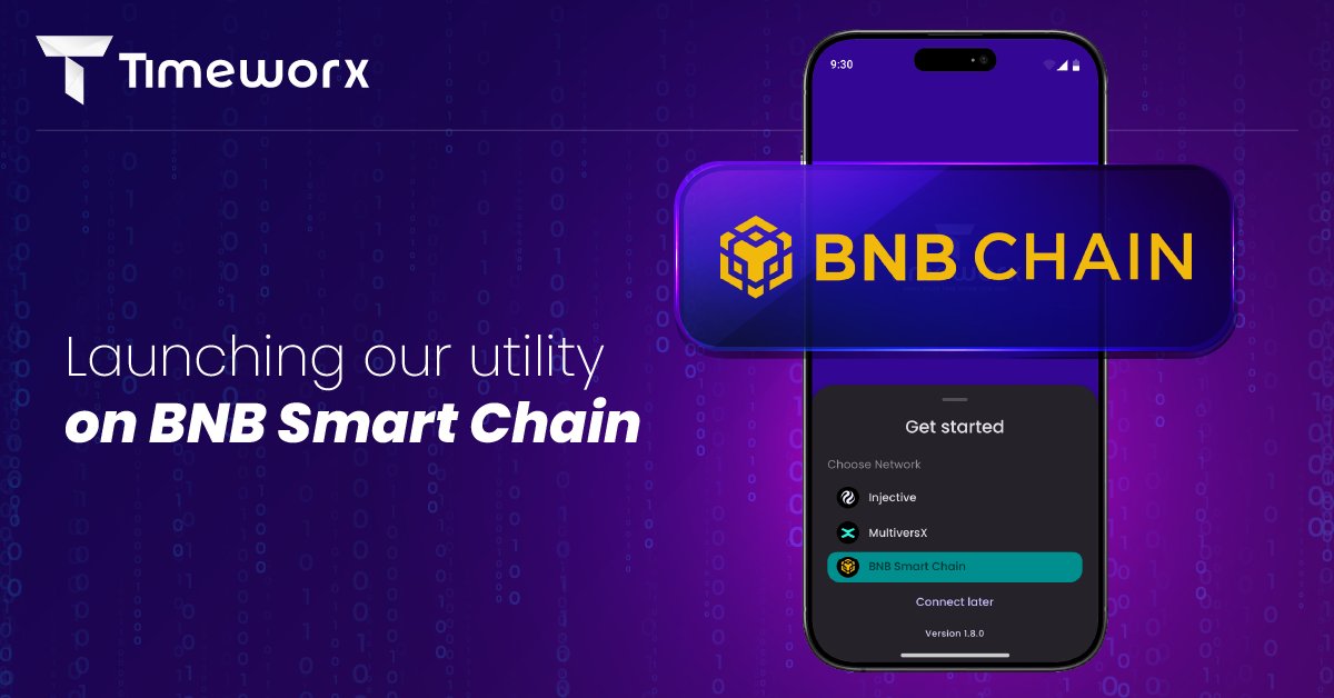 timeworx_io's tweet photo. https://t.co/lVrlZNbtTk  is expanding! 🚀

We’re kicking off 2026 in a strong way by deploying our decentralized AI data layer on @BNBCHAIN Mainnet 🟡

By combining human intelligence with the speed, scalability, and low fees of BNB Chain, we’re building the future of AI data processing on-chain.

📱 Mobile update: The Timeworx app now fully supports BNB Chain wallet connectivity. Update now to sync your wallet, complete tasks on the go, and earn $TIX with near-instant finality ⚡️

This expansion boosts the utility and reach of the entire Timeworx ecosystem.

More scale → more tasks → more growth 🤖🌐