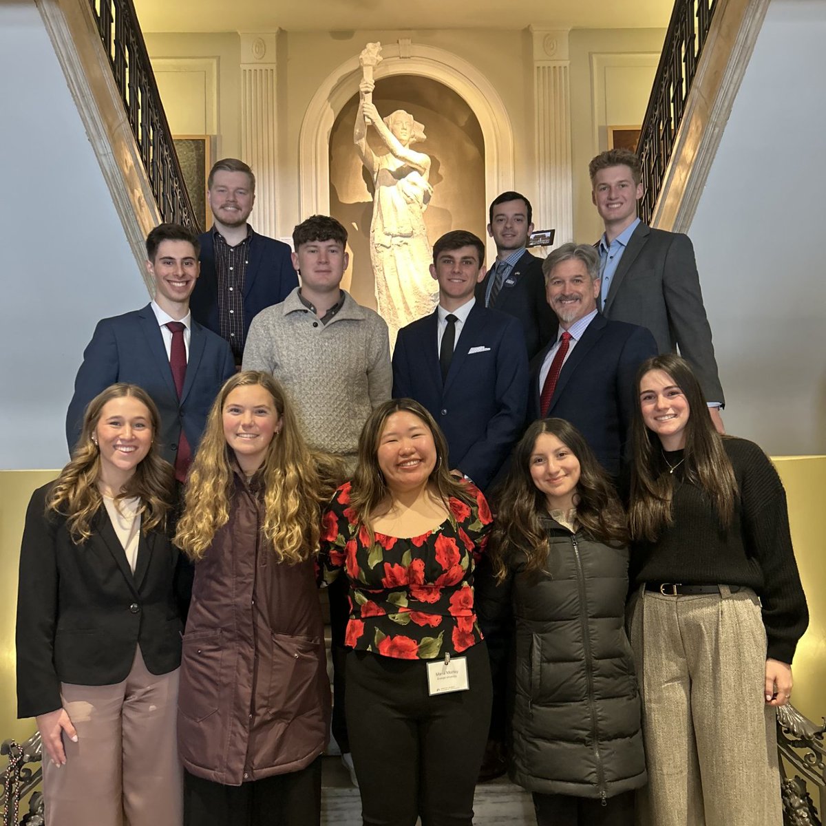 VoCommunism's tweet image. Always inspiring to speak with the next generation of anti-communist leaders—thanks to students from Evangel and Dordt Universities for visiting the VOC Museum.