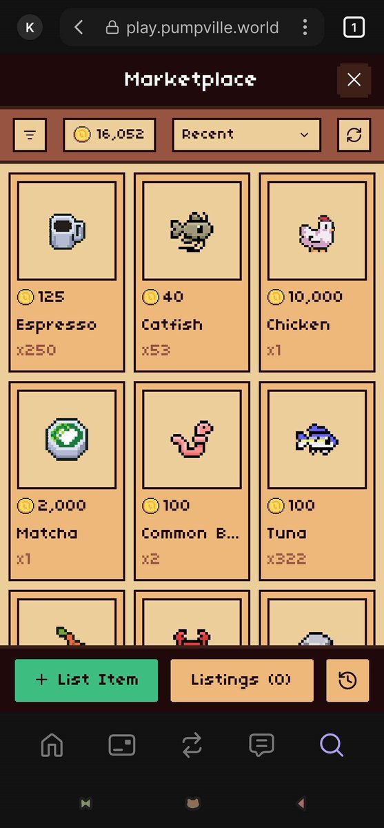 Pumpville's Marketplace is now available on mobile!

Please continue testing and sharing any suggestions or feedback so that we can launch the $PUMPVILLE integration soon.

📱 Play on mobile through a Solana wallet app browser like Phantom or Solflare.