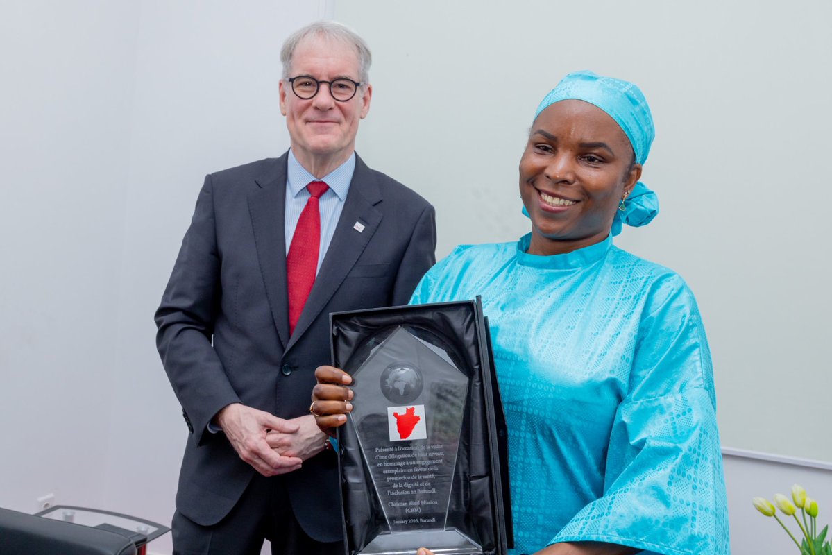 I would like to express my gratitude to Christian Blind Mission for their recognition of our initiatives aimed at enhancing the well-being of the population, particularly in the fight against eye diseases. 

I am eager to collaborate further with CBM to eradicate neglected