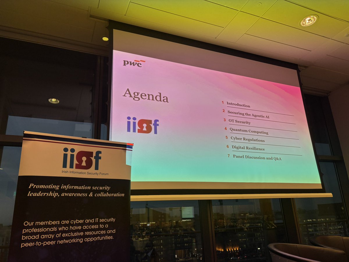 iisf_ie's tweet photo. IISF January Chapter Meeting #IISF #CyberSecurity Security Hot Topics https://t.co/f6Z90hmwtS