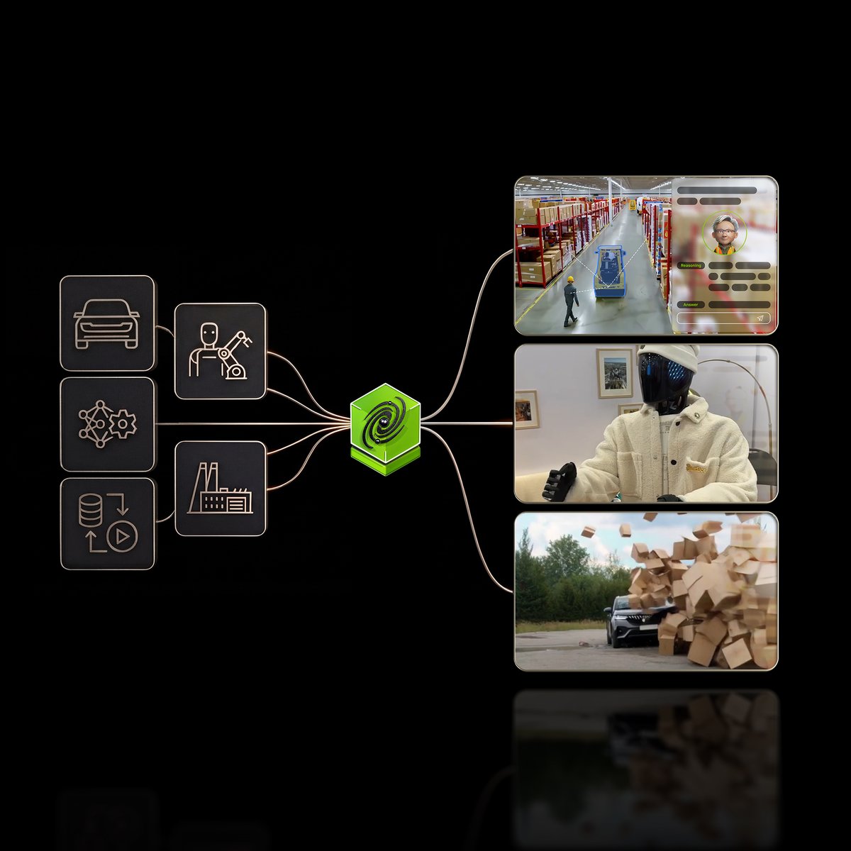 NVIDIAAIDev's tweet photo. 🧑🏻‍🍳 Introducing the NVIDIA Cosmos Cookoff — a virtual, four-week physical AI challenge for robotics, AV, and vision AI builders, sponsored by @nebiusai and @milestonesys.

Build with NVIDIA Cosmos Reason 2 and Cosmos Cookbook recipes—from egocentric robot reasoning to physical plausibility checks and traffic‑aware models.

🗓 Jan 29 – Feb 26
👥 Solo or teams (up to 4)
🏆 Prizes include $5,000, an NVIDIA DGX Spark, and more!
🧑‍⚖️ With judges from @DatatureAI, @huggingface, @nebiusai, @getnexar, and @nvidia 

Sign up and show what’s possible with physical AI ➡️ https://t.co/bAdGbIiCmI