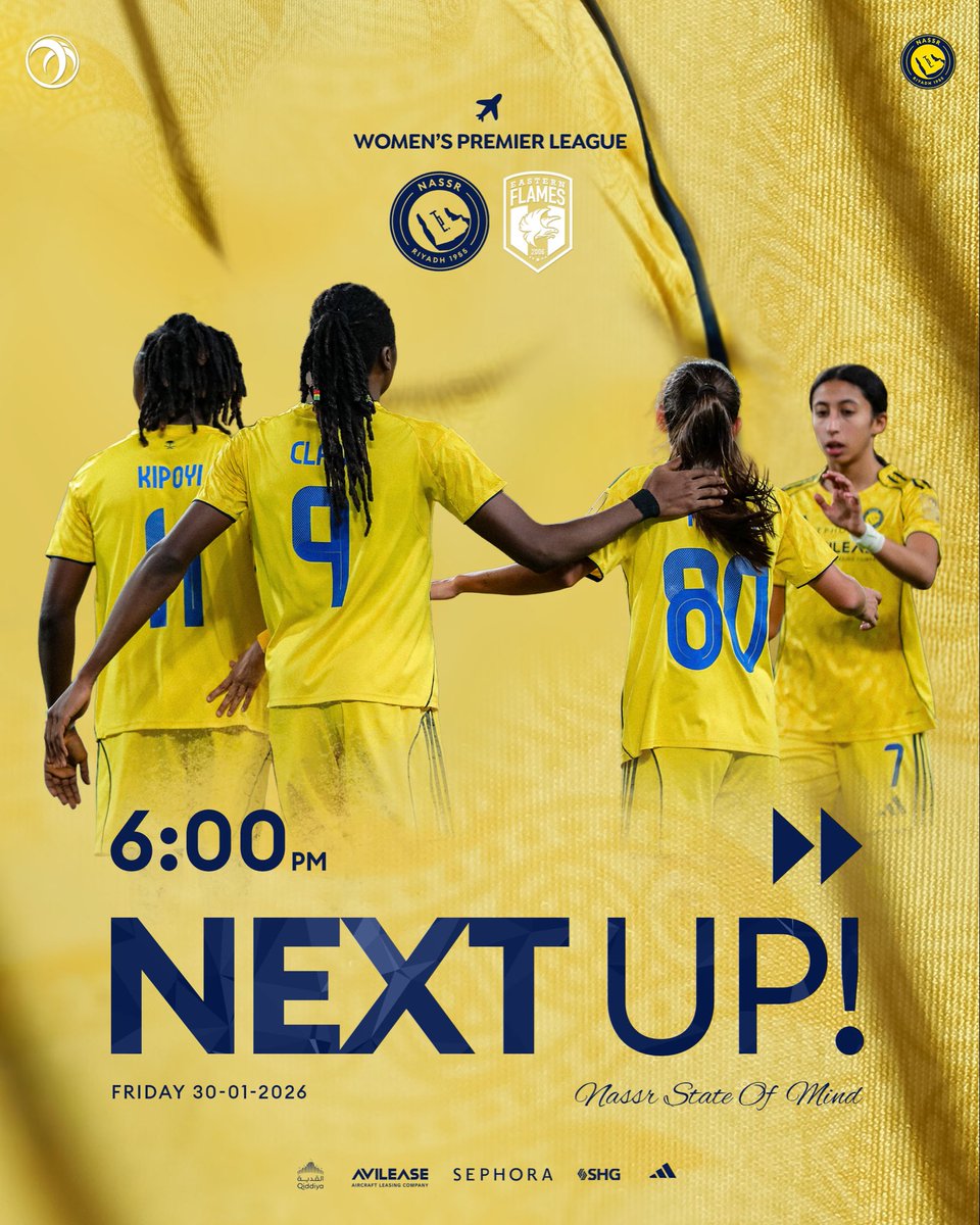 من جديد مع منافسات الدوري 🤩⚽️

نلتقيكم غدًا 💛