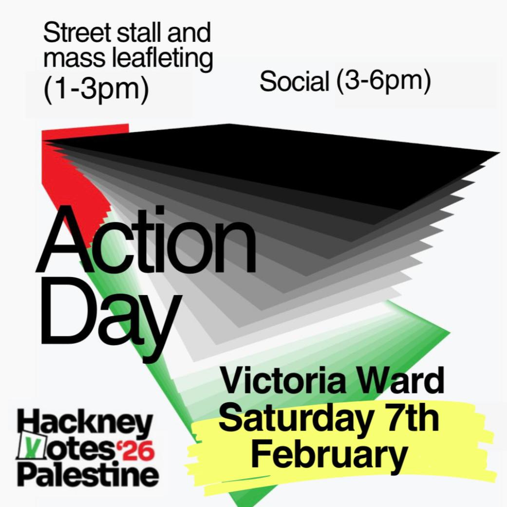 Hackney for Palestine tweet media