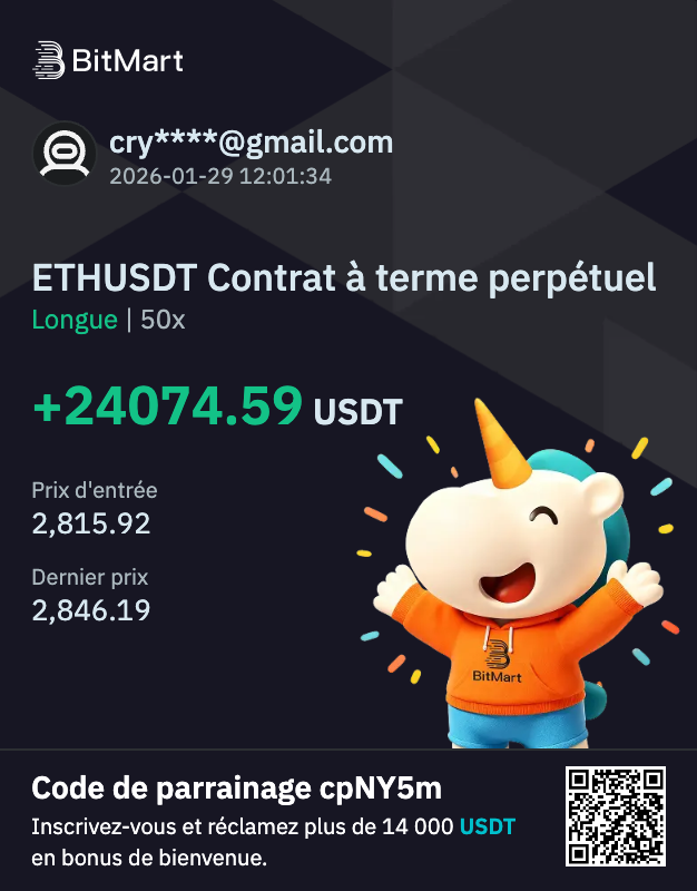 cryptoquebectv's tweet image. 🔥 EXACTEMENT ça, c’est ce que tu vois dans mon privé à tous les jours.

✅ Entrée précise
✅ TP clairs
✅ Exécution en live (zéro devinette)
📌 Exemple du jour sur ETHUSDT (50x) : on suit le plan → on exécute → on encaisse.
Et à la fin… regarde les gains. 💰
👉 Pour rejoindre…