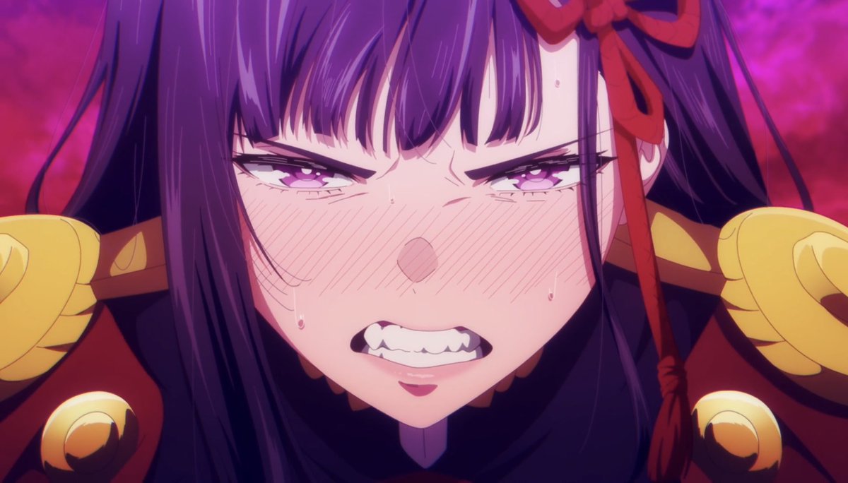 she's gorgeous even when flustered and mad