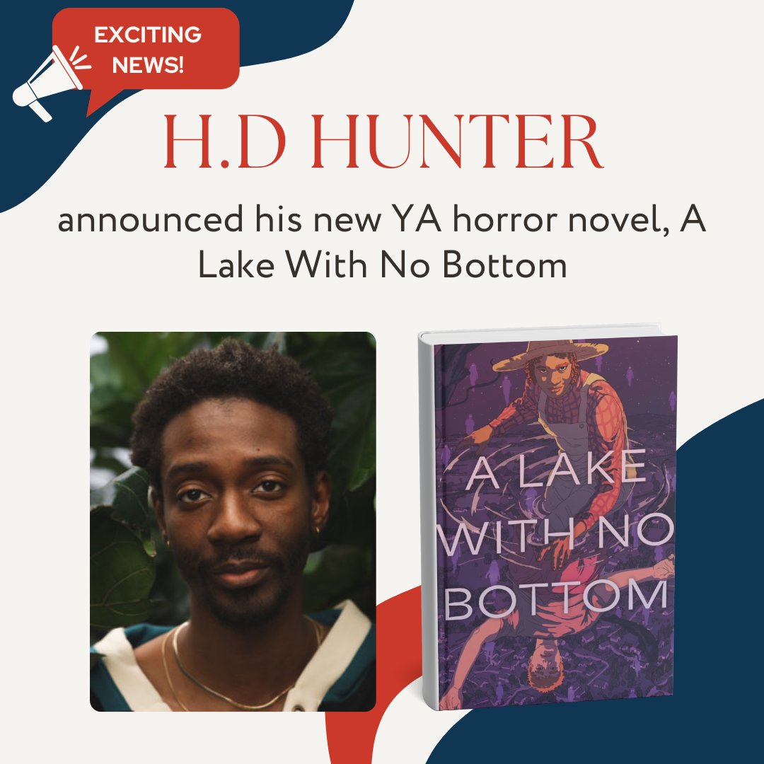 Mentor H.D. Hunter announced his latest book, "A Lake With No Bottom," coming out in October! Add it to your list and help us celebrate this incredible work and the writer behind it 📚

Pre-order: bookshop.org/p/books/a-lake…