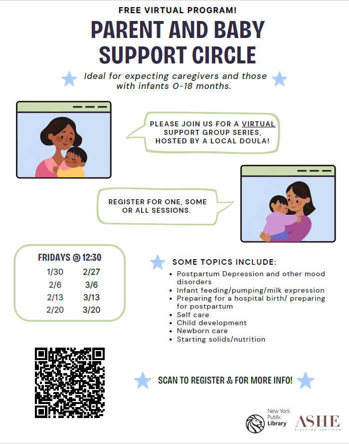 58STLIBRARY's tweet photo. Hi friends, there's a virtual support circle being hosted by a local doula for caregivers/parents and babies (as well as those expecting). More info here: https://t.co/e3ypdR7ZNj https://t.co/RtF416vRe7