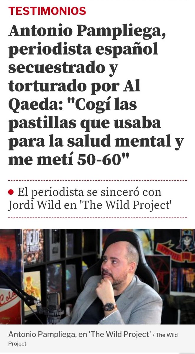 Antonio Pampliega tweet media