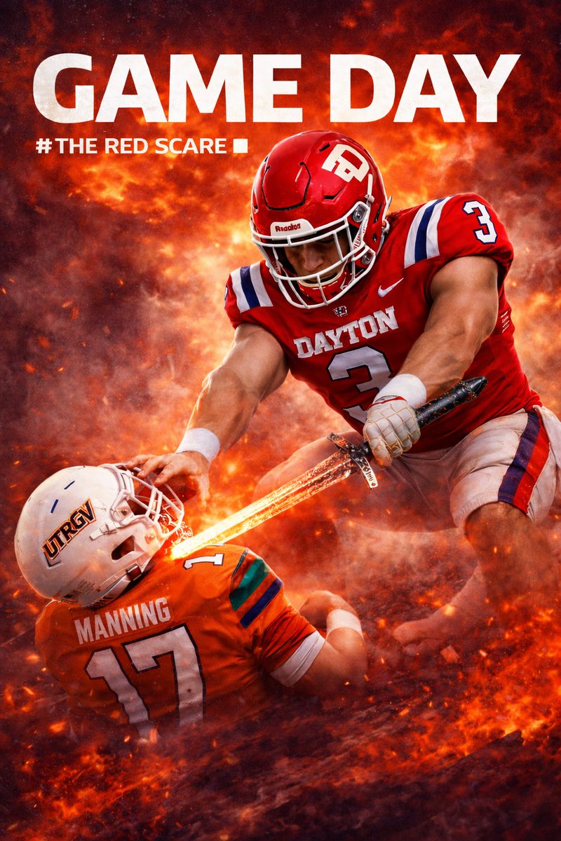 RFCL_UD's tweet photo. Two programs.
One field.
Sixty minutes to decide it.

Lights on. Pads popping.
This is more than a game — it’s a statement.

#Gameday #CollisionCourse https://t.co/SuhDLoh4iY