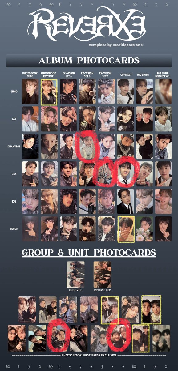 8_____AYo's tweet photo. 엑소 교환 EXO 리버스 REVERXE 포토북 컴팩트 포토카드 포카 PHOTOCARD POCA 

저 : 노란색 🟨
님 : 빨간색 🔴

유닛 > 유닛

레디 > 찬디
세준 / 세디 > 카디
거래 우대
양도 제시
https://t.co/UrTAKPI2M2

수호 준면 디오 경수 카이 종인 세훈 찬열 레이 장이씽 KAI DO SUHO SEHUN LAY CHANYEOL https://t.co/QUs8LPYfJS