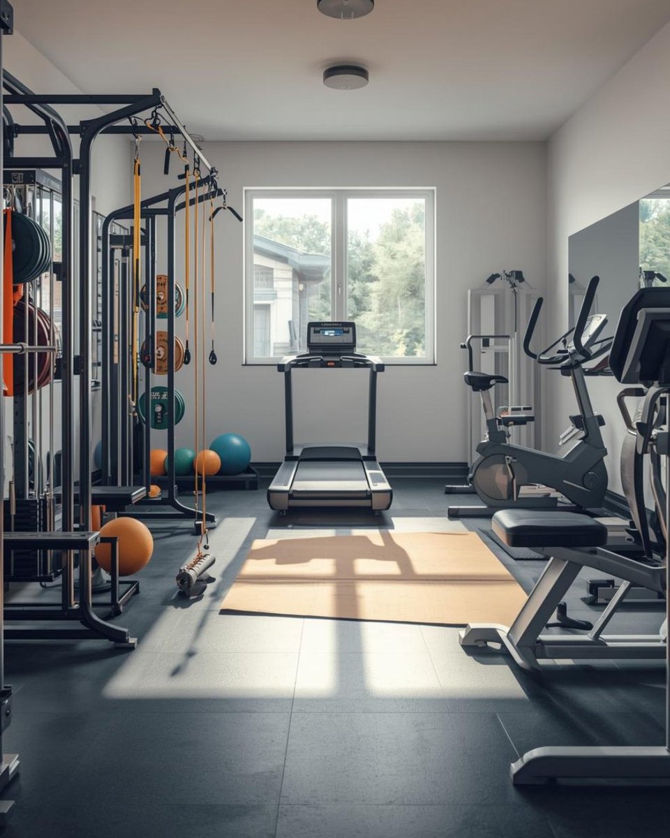 agentfahy's tweet image. This year is the year we will focus on ourselves! 🏋️‍♀️ From yoga mats to weights, this space creating a home gym can be whatever you need it to be. 

#CreativeSpaces #HomeGym #health