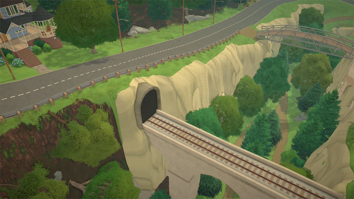 ParalivesGame's tweet image. we are polishing the town and its different areas 🤩 here is the mountain side!