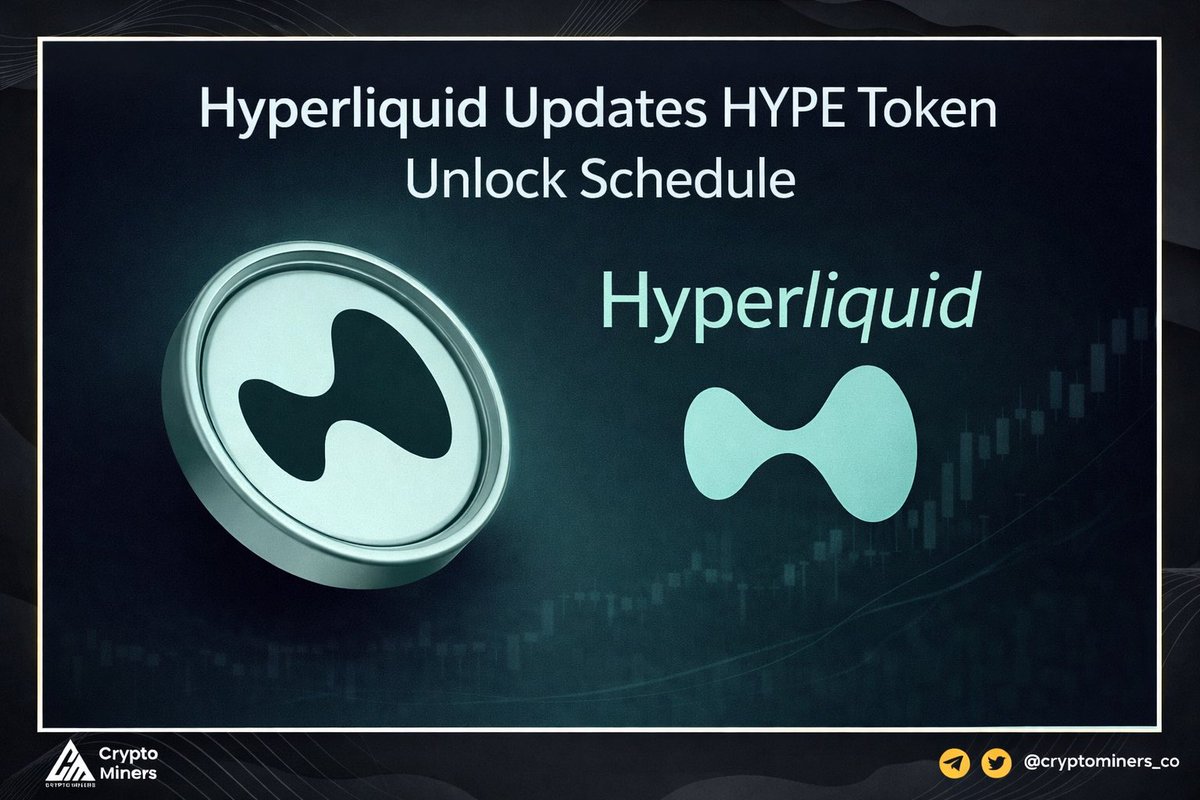 Hyperliquid has reduced monthly team token unlocks for $HYPE by roughly  90%, lowering the amount from about 1.2 million tokens in January to  approximately 140,000 tokens beginning in February, per a team
