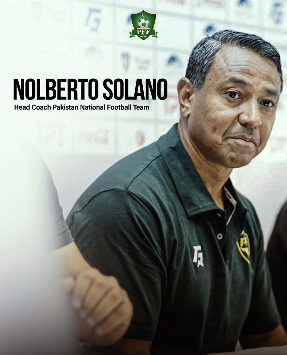 🚨 National Team Update 🇵🇰⚽ Pakistan NT head coach Nolberto Solano is  likely to attend the National Challenge Cup in Karachi, where he will  closely monitor players for selection into both the