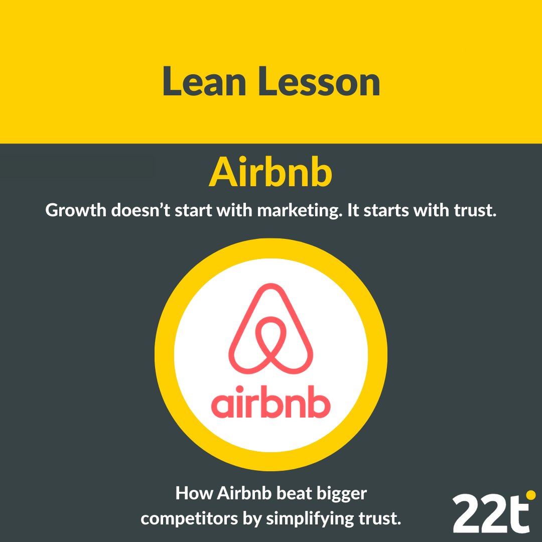 22tribes's tweet photo. Airbnb didn’t win with bigger ad budgets.
They fixed the experience first. https://t.co/vMwBIRmR46

💡 Growth amplifies what’s already there.

#LeanThinking #GrowthStrategy #22tribes #Airbnb #LeanLesson #22tb https://t.co/K1OcSniqF5