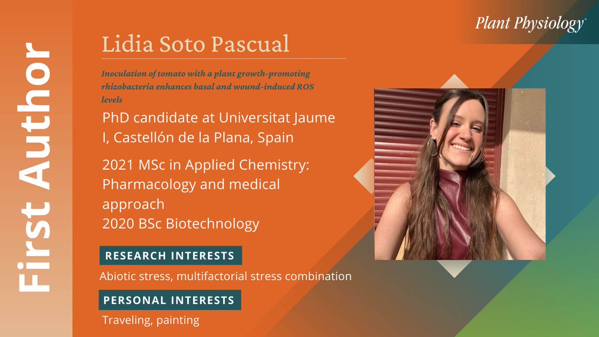 PlantPhys's tweet photo. Lidia Soto Pascual discovered a passion for plants through hands-on work. https://t.co/p4uBJVDZpC 

#WeAreASPB https://t.co/eKYJJ3UYhT