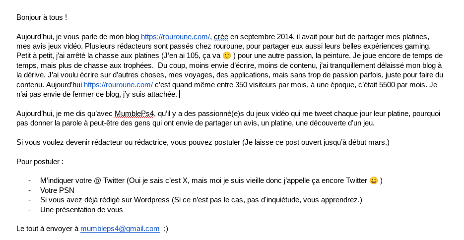 MumblePS4 tweet media