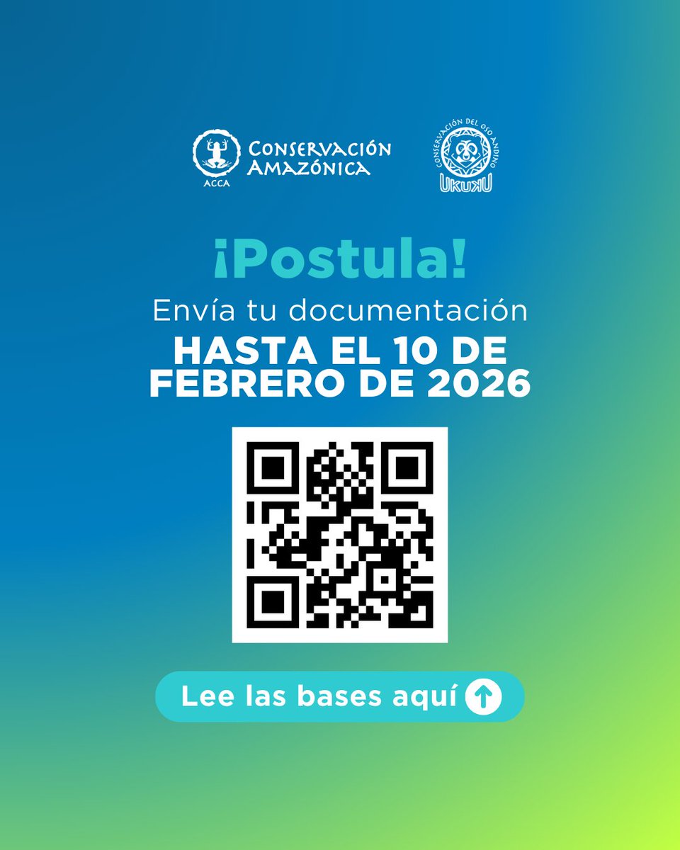 Conservación Amazónica - ACCA tweet media