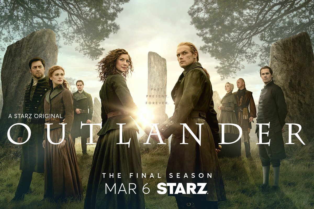 Ready to turn the page on our final chapter? Outlander Season 8 begins March 6 only on STARZ. #OutlanderForever
