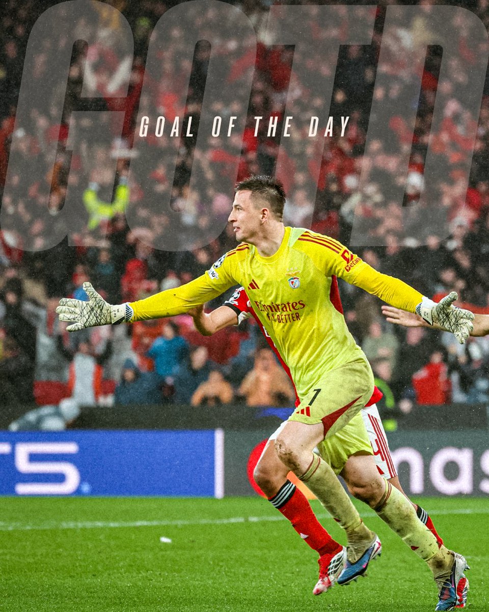 Who else would it be? 🧤

O golo de Trubin foi eleito o Golo da Jornada da #UCL!