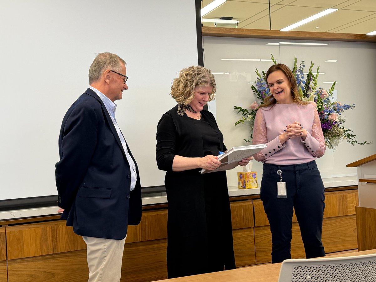 MillerFamilyFdn's tweet photo. This week, the Larry H. &amp; Gail Miller Family Foundation celebrated the career of Karol Elkington, who is retiring after 34 years with @theLHMcompany.

Thank you, Karol, for your dedication to enriching lives. We wish you all the best in this next exciting chapter. https://t.co/hvcZawBy1Y