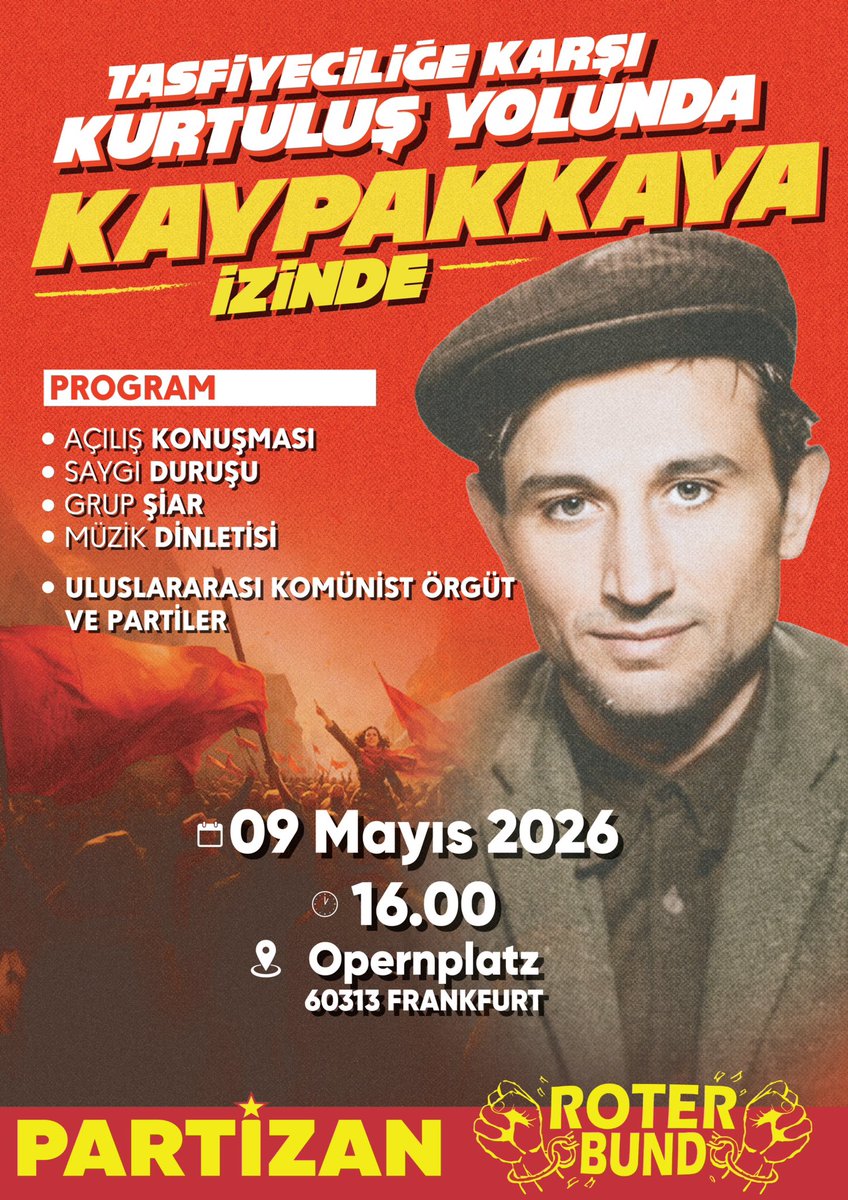partizan_resmi5's tweet photo. AVRUPA PARTİZAN: 

SAVAŞMAK VE KAZANMAK İÇİN KAYPAKKAYA ÇİZGİSİNDE İLERLE!

🔗 https://t.co/nZ546OVK8V https://t.co/RawtUHc8AF