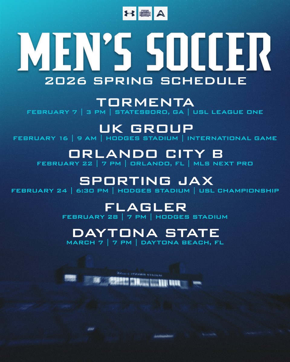 UNF Men's Soccer tweet media