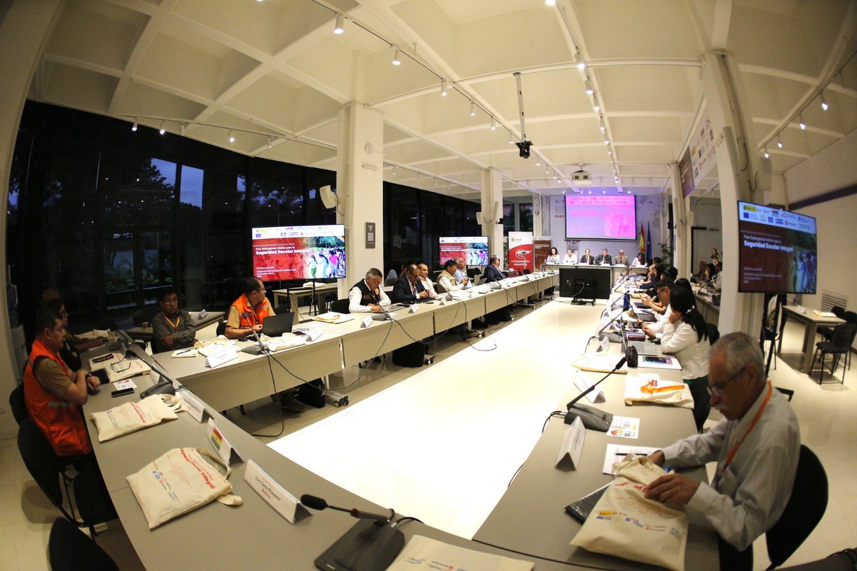Educacion_Ec's tweet image. 📍BOLIVIA | Con el objetivo de fortalecer el derecho a la educación 📚🛡️ en la región, el viceministro Juan Carlos Rodríguez participó junto a representantes de Colombia, Perú y Bolivia 🇨🇴🇵🇪🇧🇴 en la primera jornada del Foro Subregional Andino de #SeguridadEscolar. 🏫🤝

El
