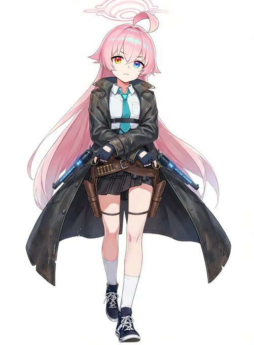 #ブルーアーカイブクロスオーバー
『ダーク・タワー』の
"エクスカリバー"を持つホシノ。多分この世界線だとホルスとかではなく『アーサー王』なんだと思ってほしい。 