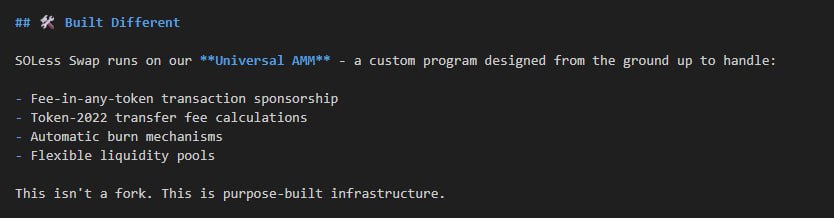 SOLessSystem's tweet image. We are built differently! 👀