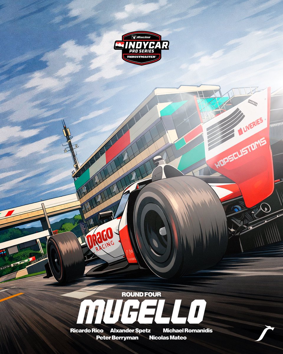Italy awaits 🇮🇹🎮
The Indycar Thrustmaster Pro Series heads to Europe let’s go! 🏁

🗓️ 29 January 
⏰ 8 PM ET / 2 AM CET